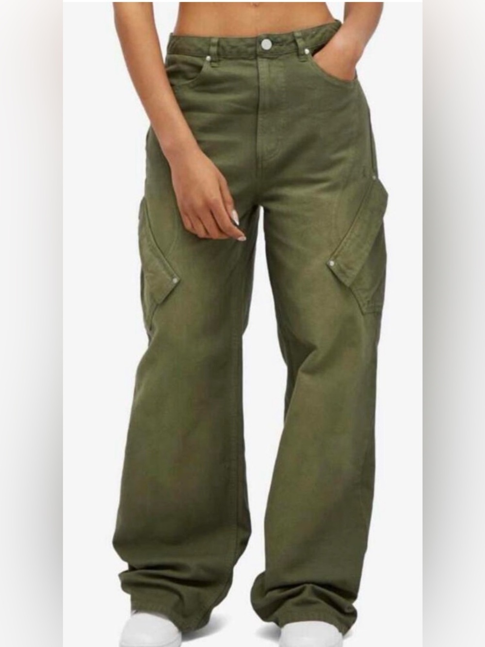 Jordan X Travis Scott jeans Cargo Pants Women’s Size 8 M FD9119-325 NWT